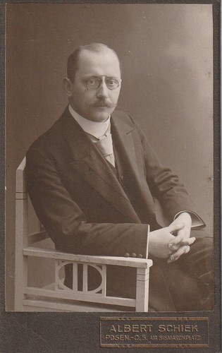 Cdv foto feiner - mann, posen